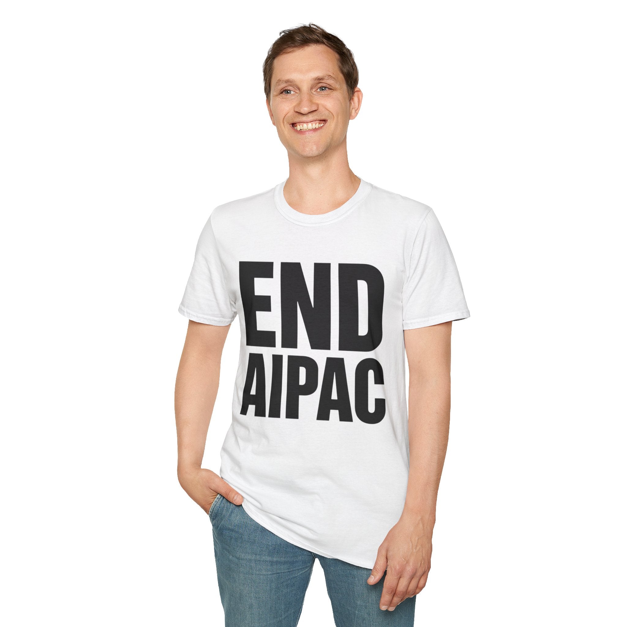 END AIPAC Bold Protest T-Shirt