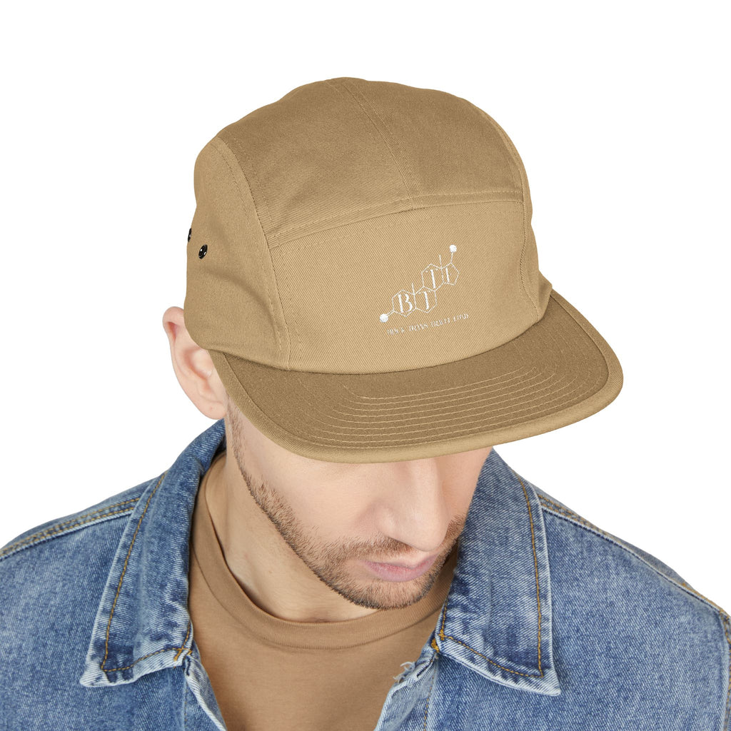BTTF - Black Trans Travel Fund Embroidered Five-Panel Flat Rim Cap