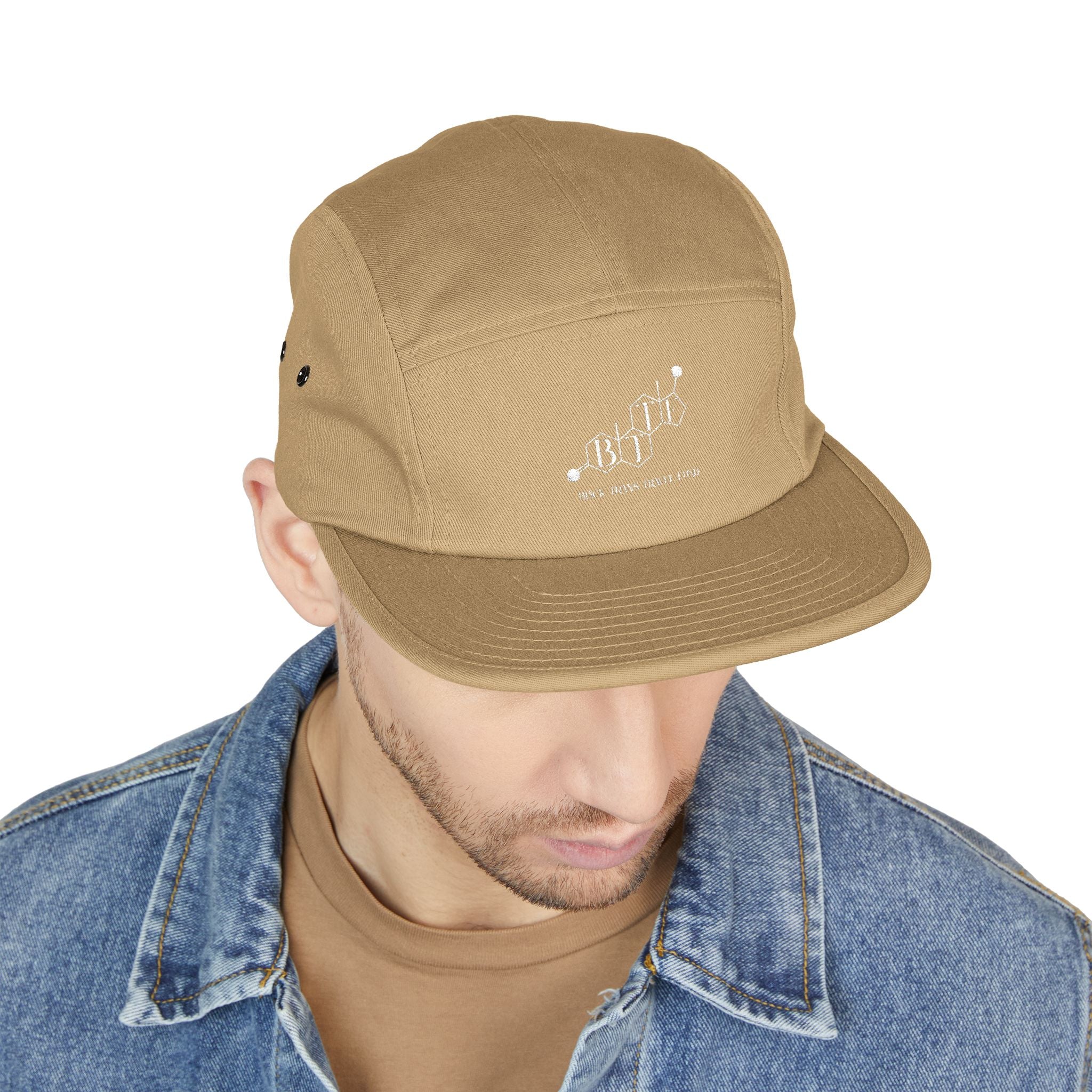 BTTF - Black Trans Travel Fund Embroidered Five-Panel Flat Rim Cap