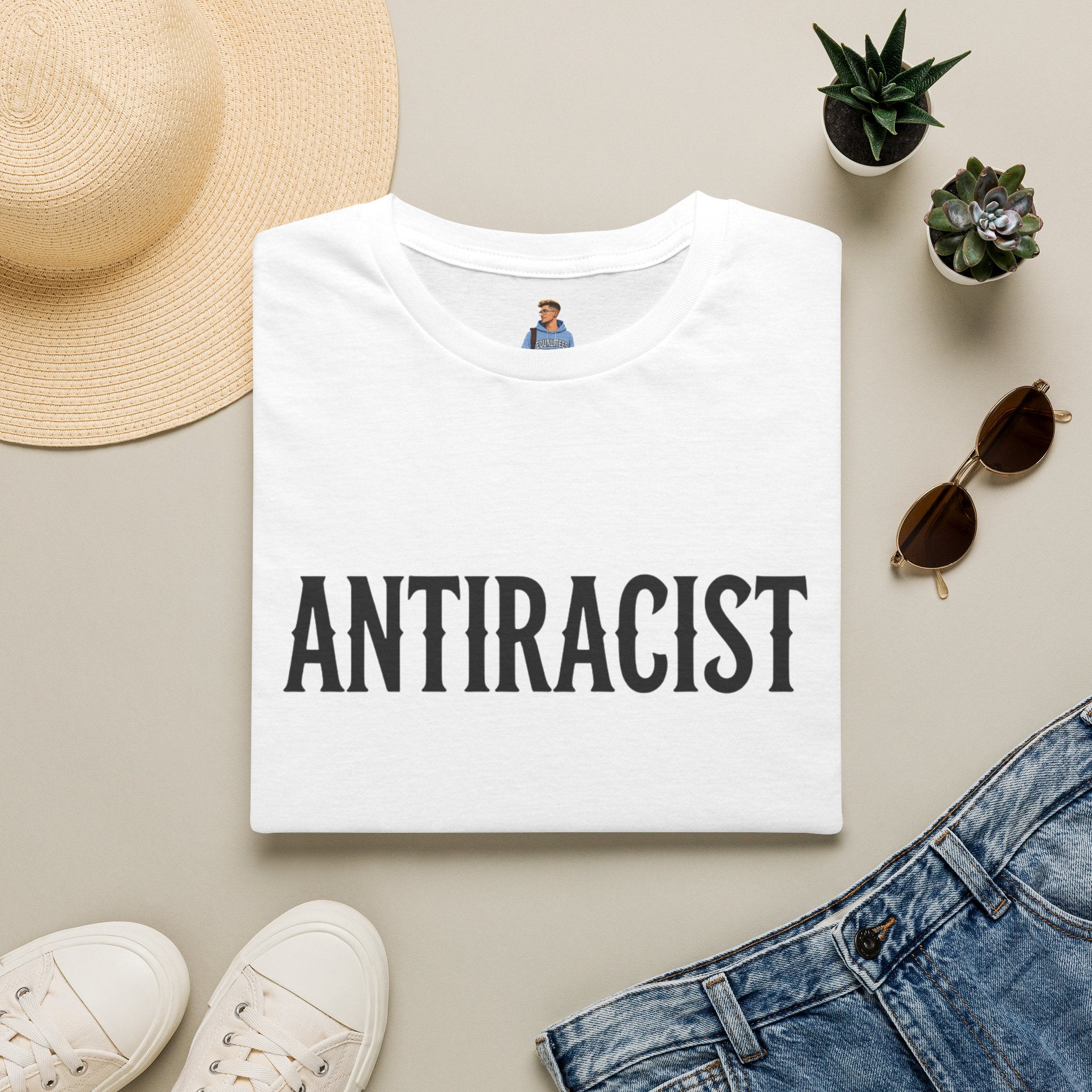 Antiracist Graphic Statement T-Shirt