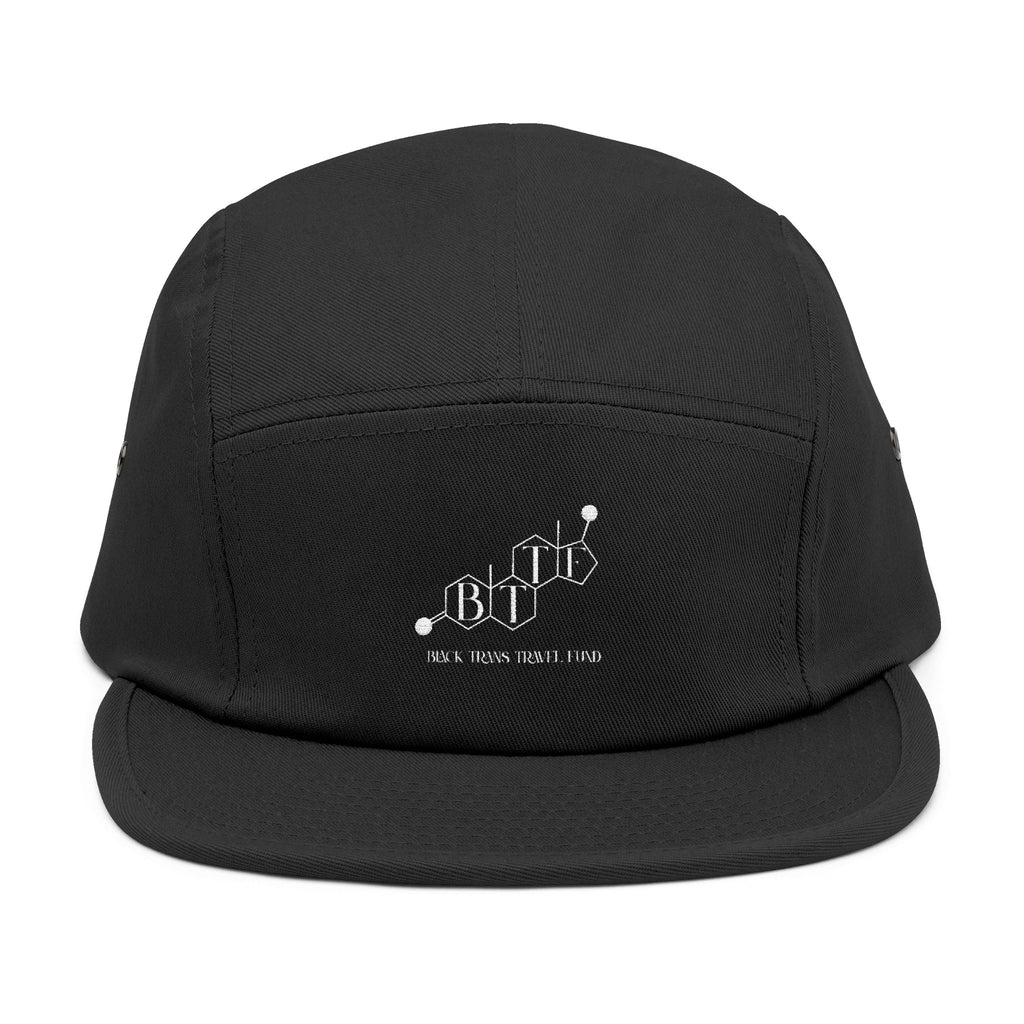BTTF - Black Trans Travel Fund Embroidered Five-Panel Flat Rim Cap