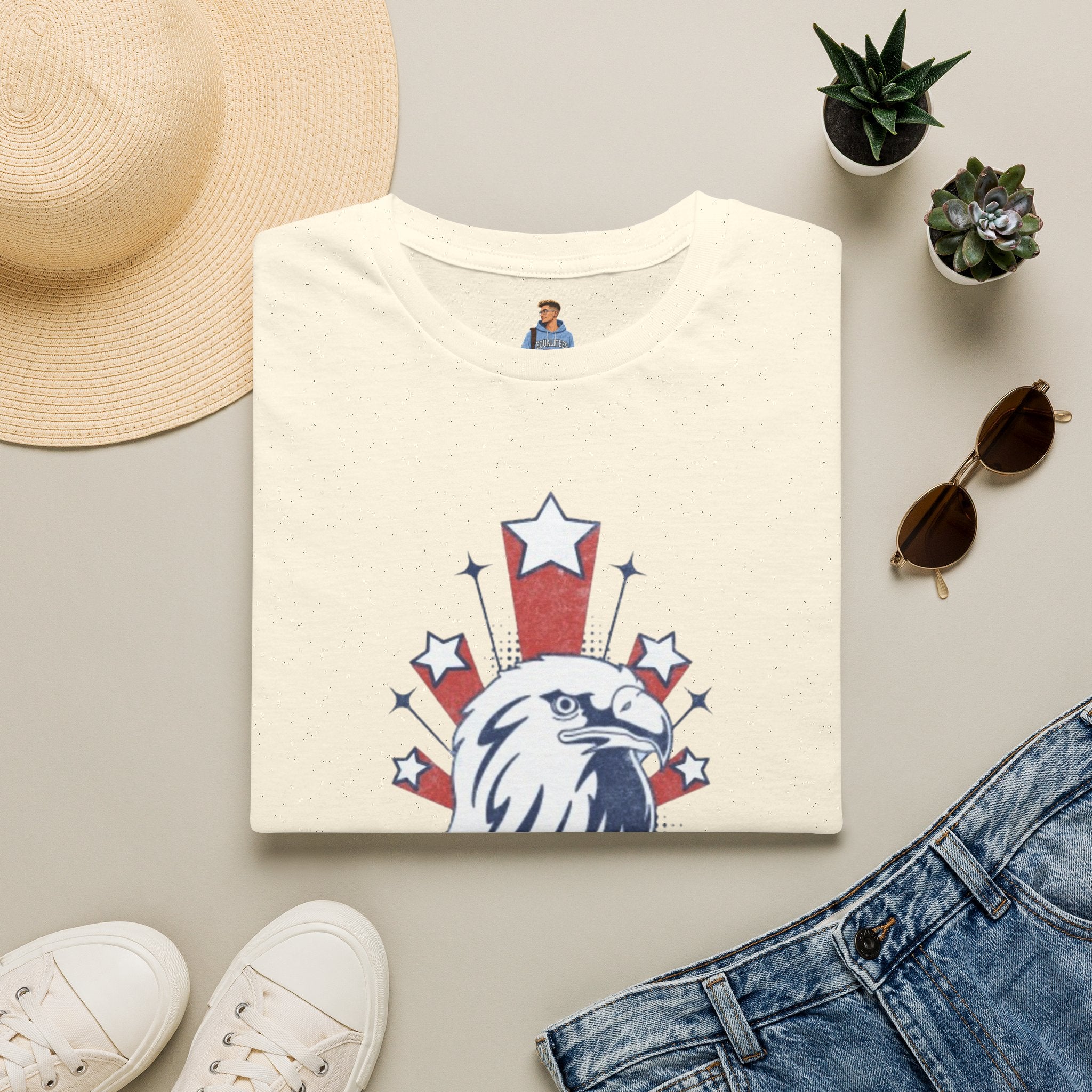 Americans Against MAGA Red Patriots Unisex Softstyle T-Shirt