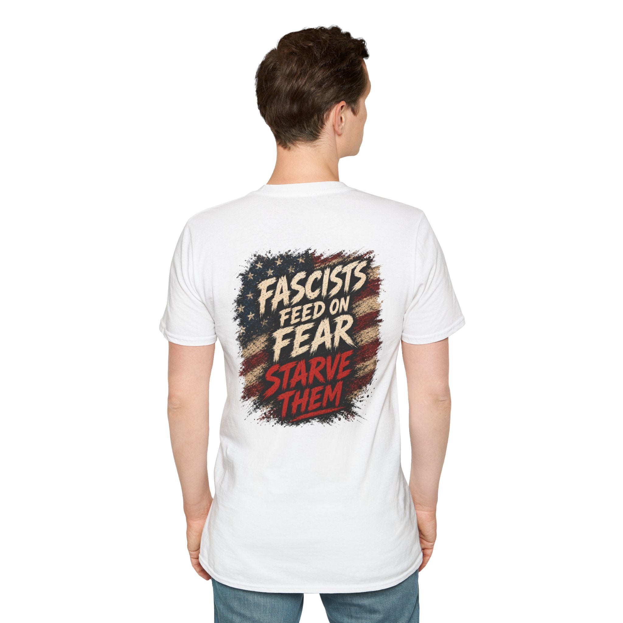 Patriots Don’t Stand For This T-Shirt — Statue of Liberty & Distressed Flag Graphic