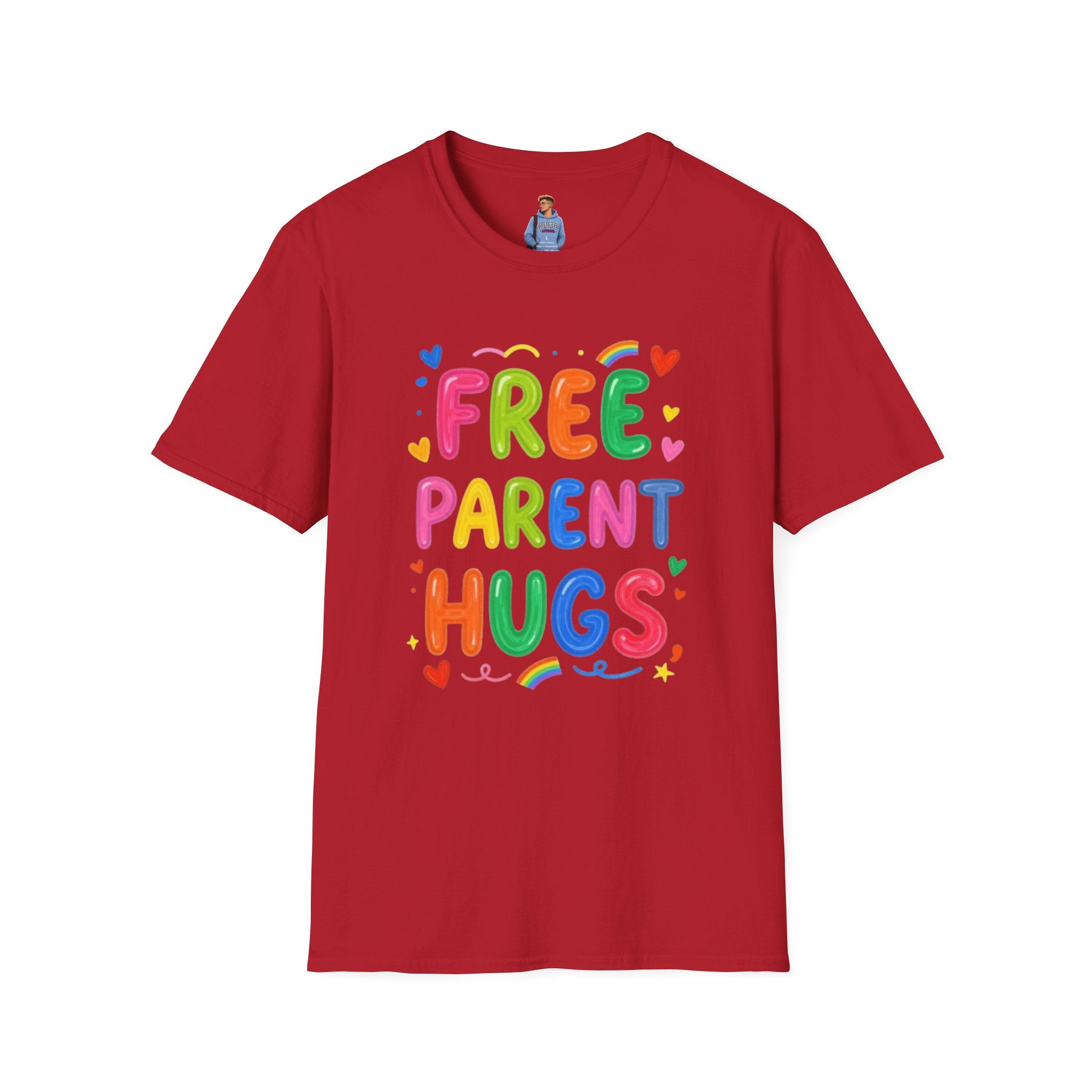 Free Parent Hugs Affirming T-Shirt