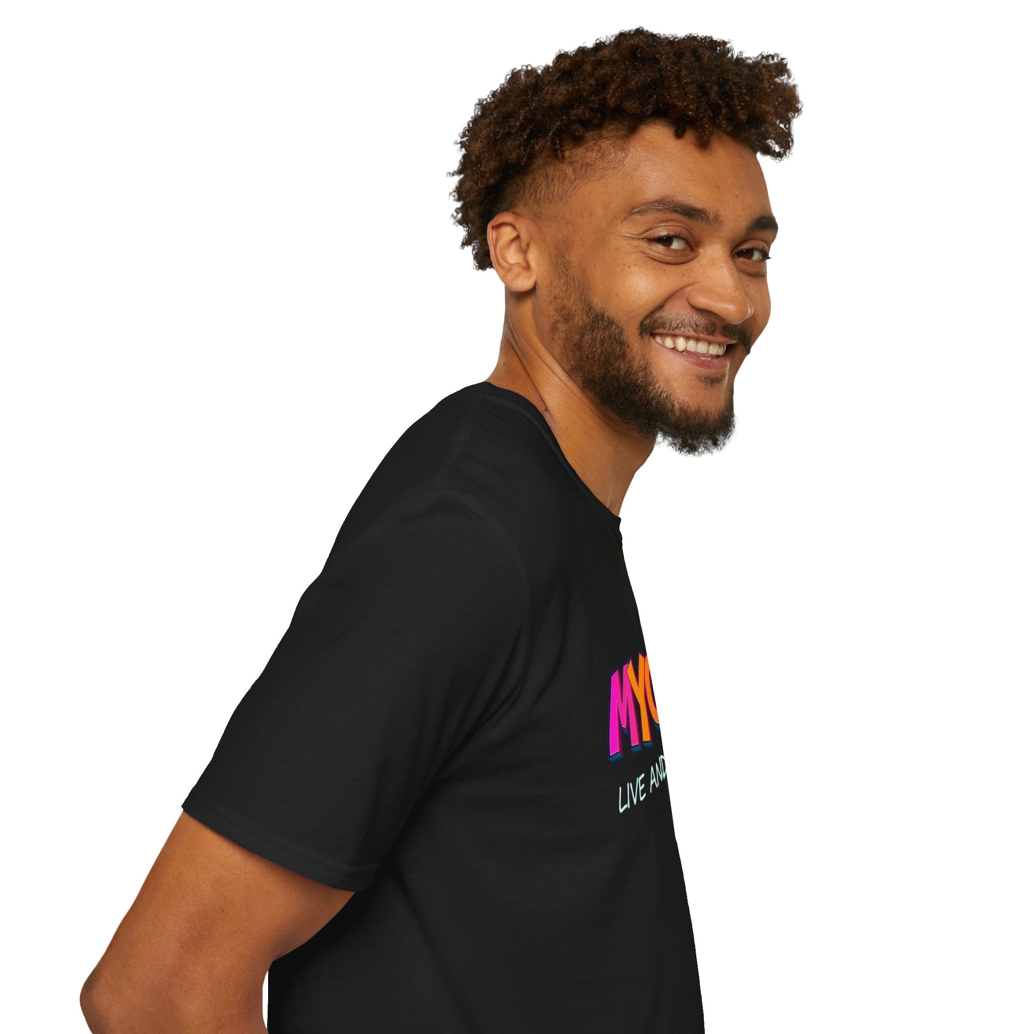 Camiseta MYODB "Vive y deja vivir" | Camiseta unisex de estilo suave | Ropa informal