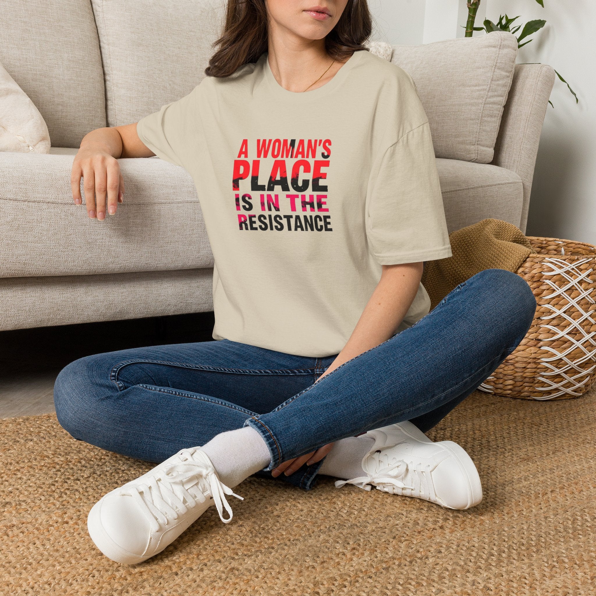 A Woman's Place Is in the Resistance Unisex Softstyle T-Shirt
