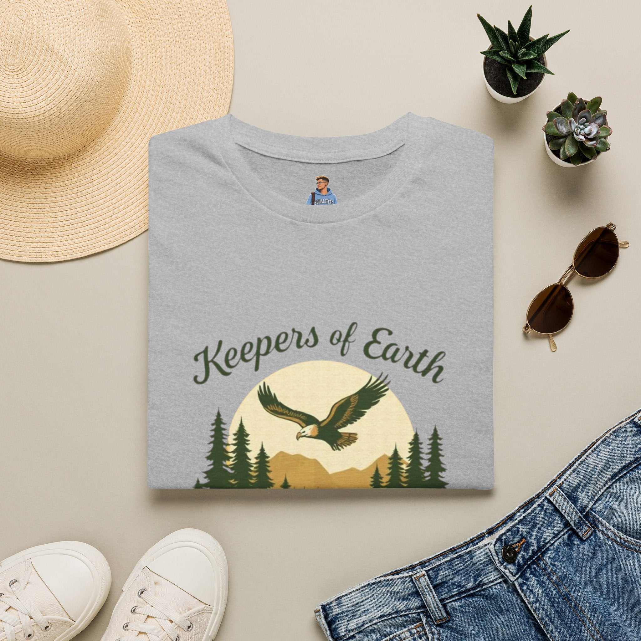 Keepers of the Earth Eagle and Elk T-shirt