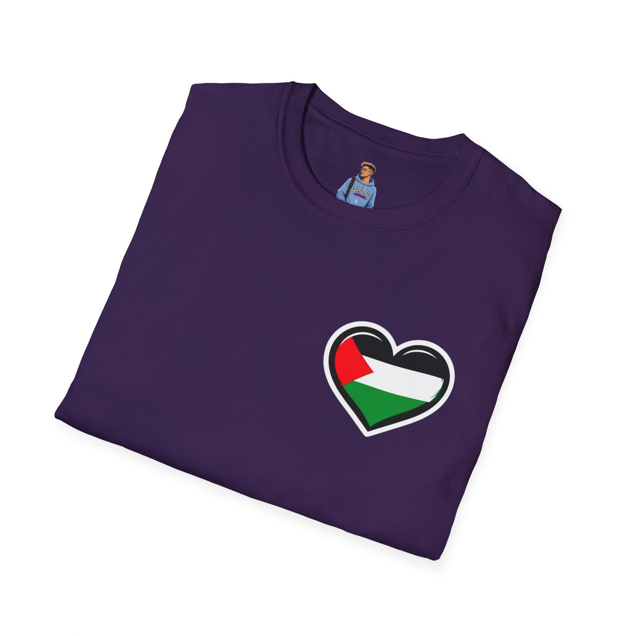Camiseta unisex de estilo suave: "Apoya a Gaza y todos somos Palestina".