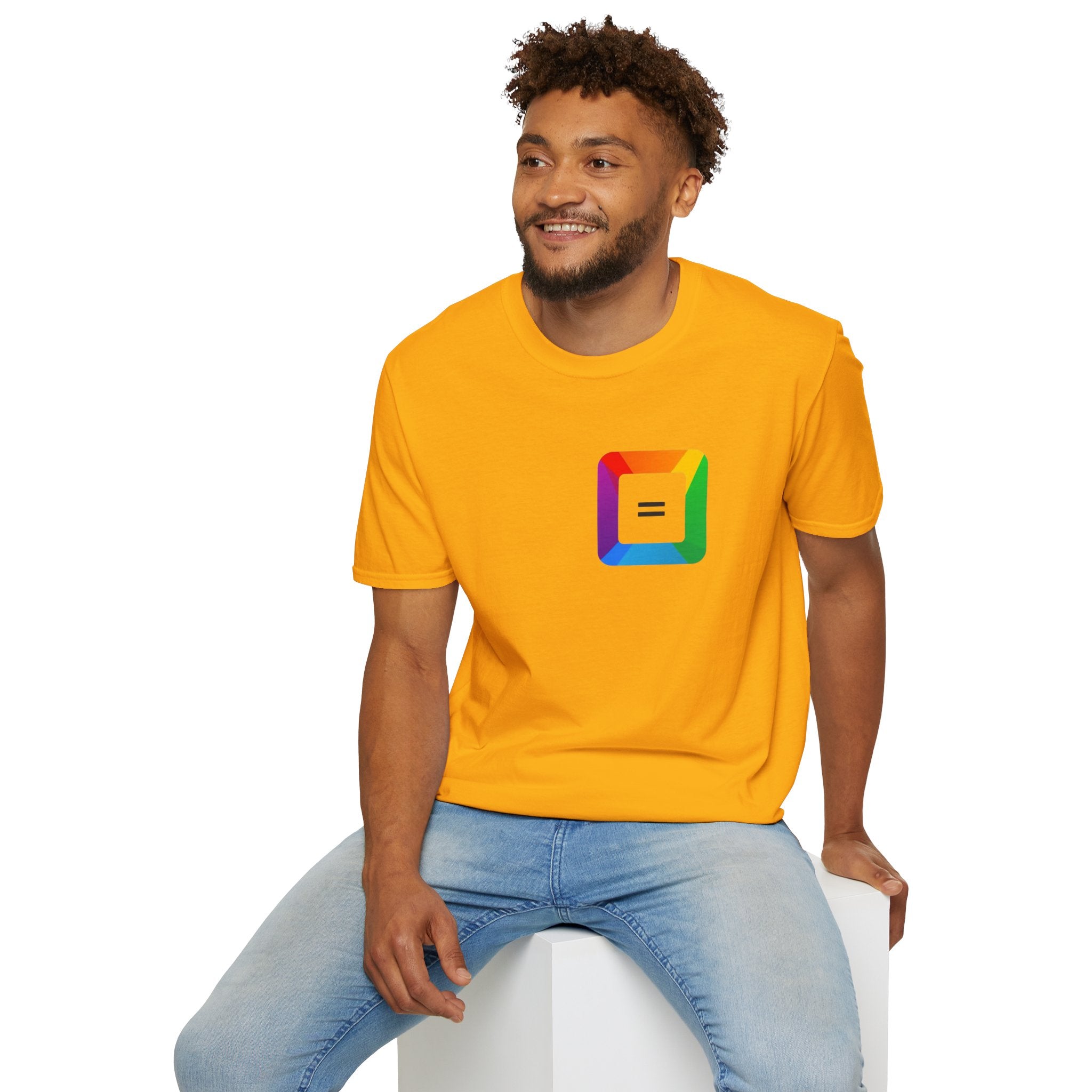 Pride-Theme Unisex Softstyle T-Shirt - "True freedom is Equality for ALL"