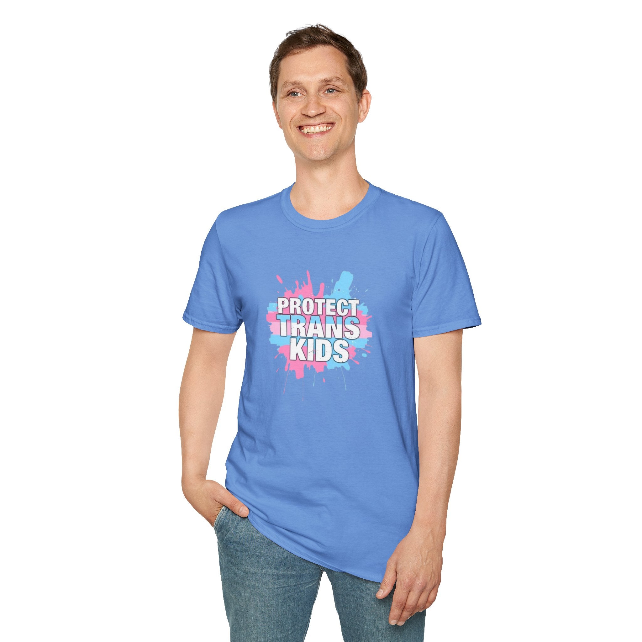 Camiseta unisex infantil "Protect Trans" - Ropa de apoyo LGBTQ+