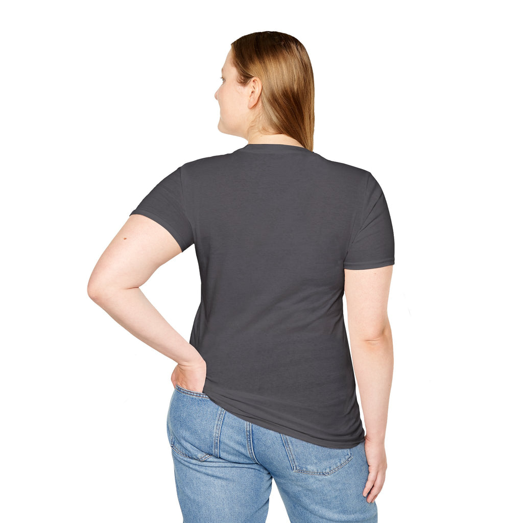 Camiseta unisex de estilo suave con emoji de ojos en blanco | Camiseta gráfica informal para el día a día