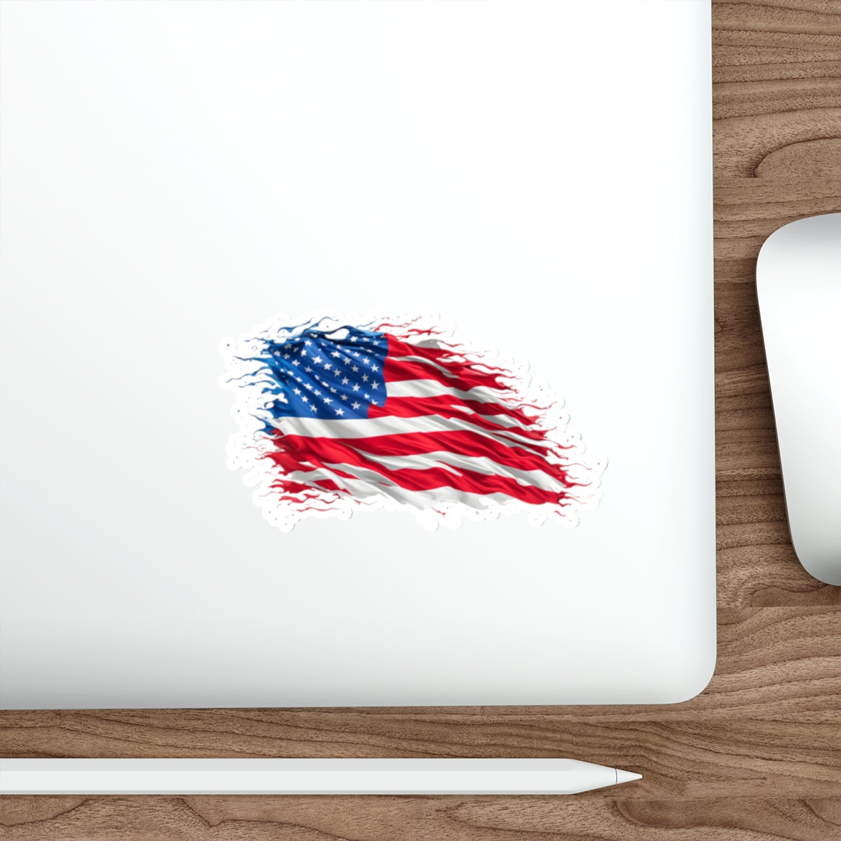 Die-Cut Stickers - American Flag Art - EqualiTees.Me