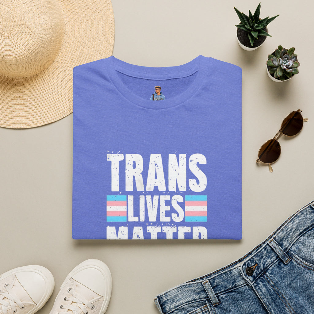 Trans Lives Matter Unisex Softstyle T-Shirt - Support LGBTQ+ Rights