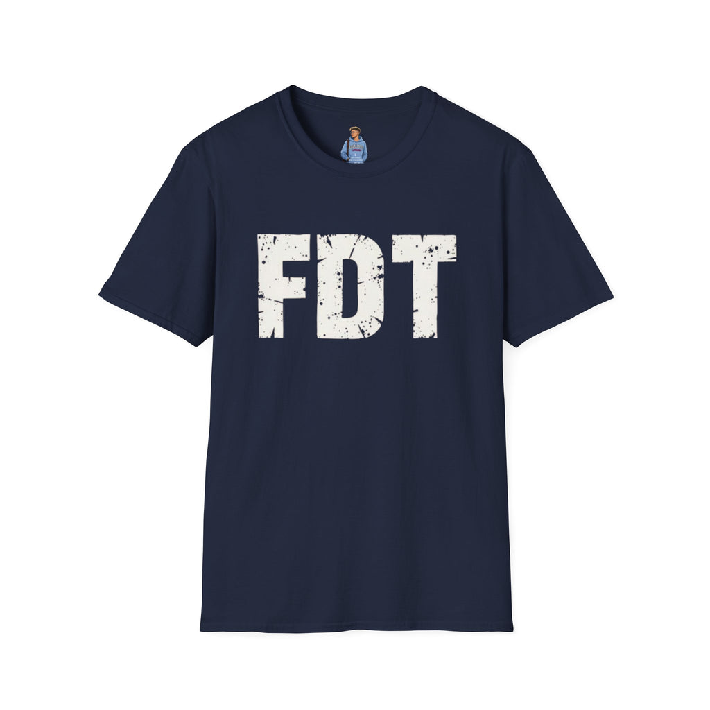 FDT Political Protest Distressed Graphic T-Shirt