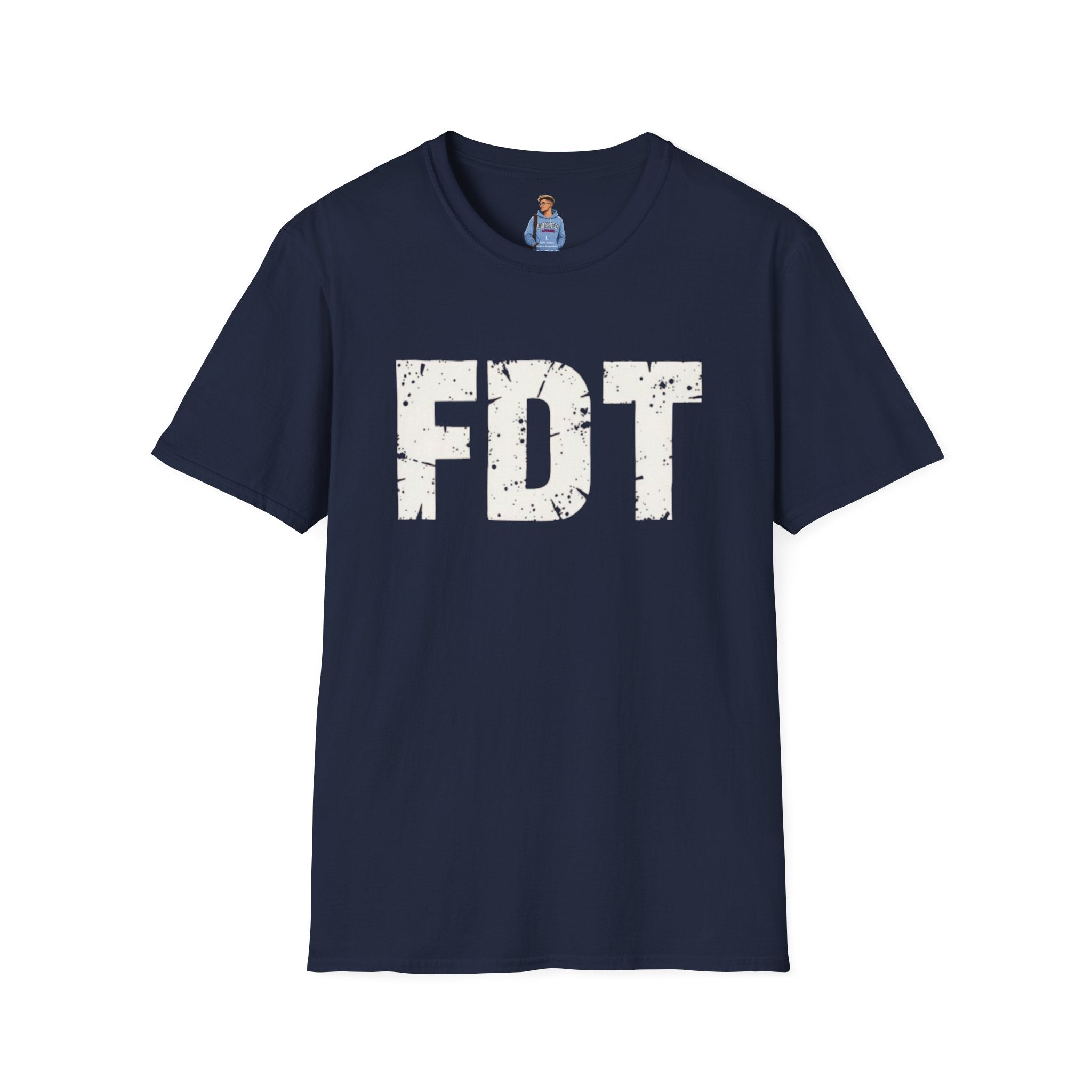 FDT Political Protest Distressed Graphic T-Shirt