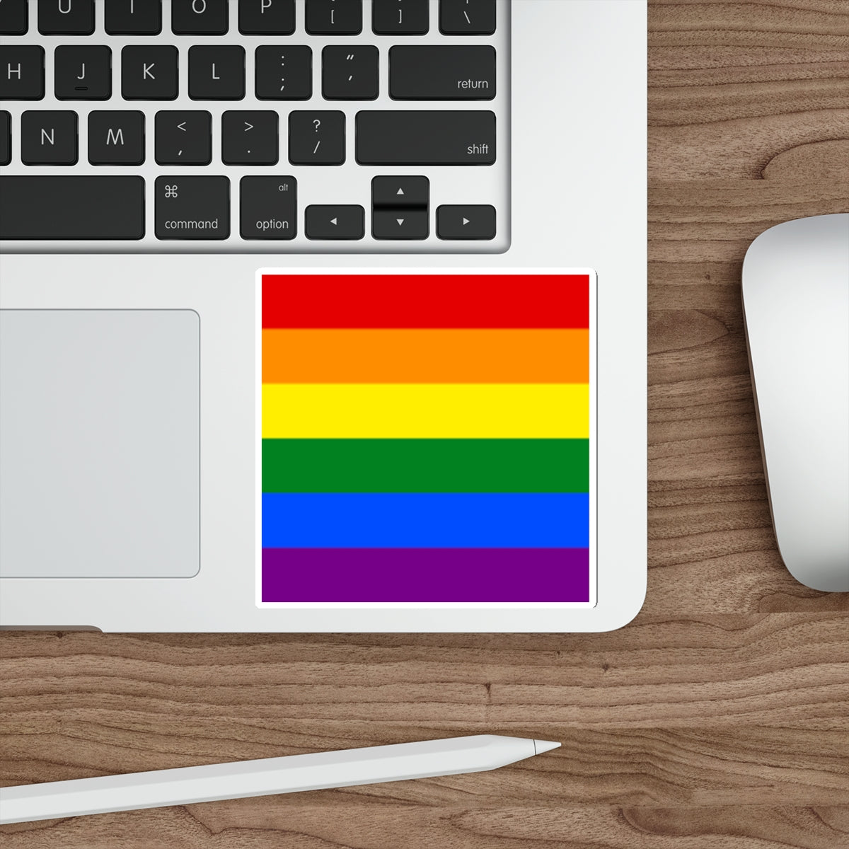 Die-Cut Stickers - Rainbow Flag - EqualiTees.Me