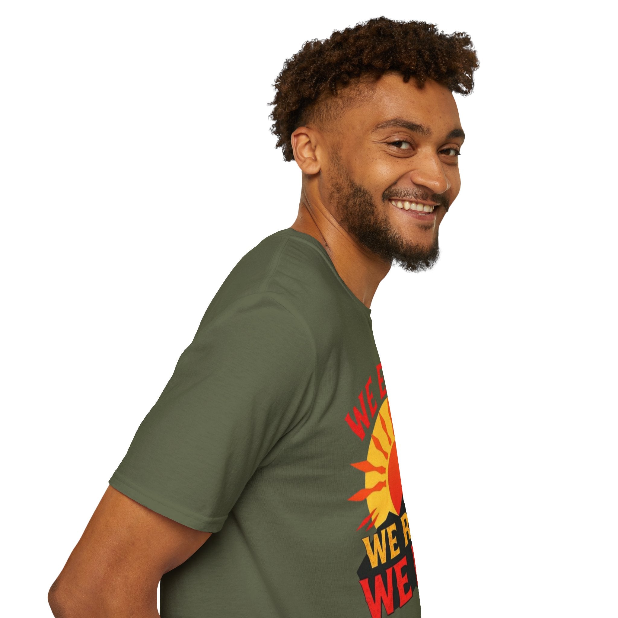 Unisex Softstyle T-Shirt, We Exist We Resist We Rise