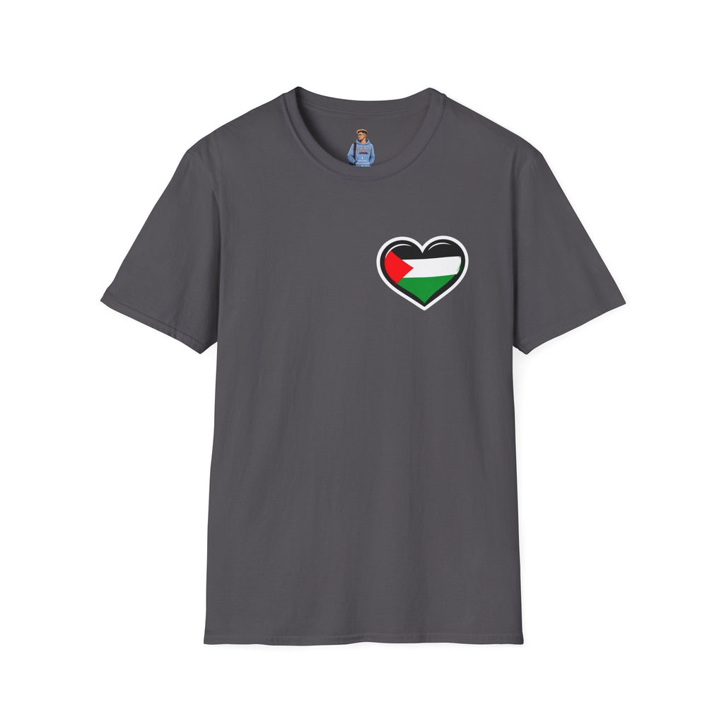 Camiseta unisex de estilo suave: "Apoya a Gaza y todos somos Palestina".