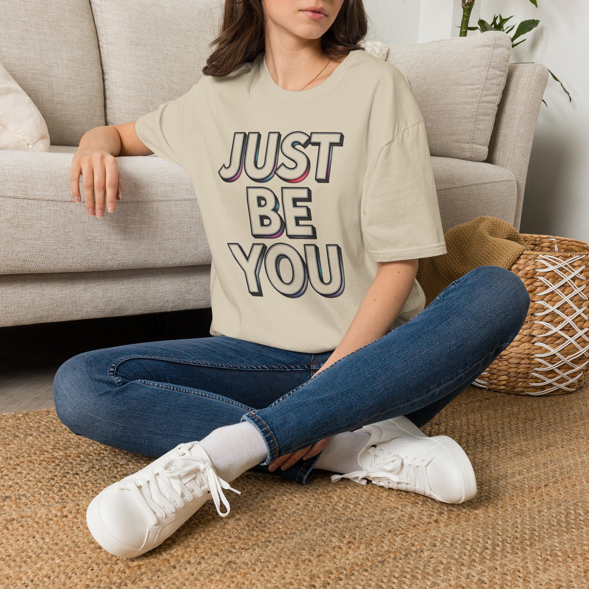 Just Be You T-Shirt — Inspirational Minimalist Graphic Tee
