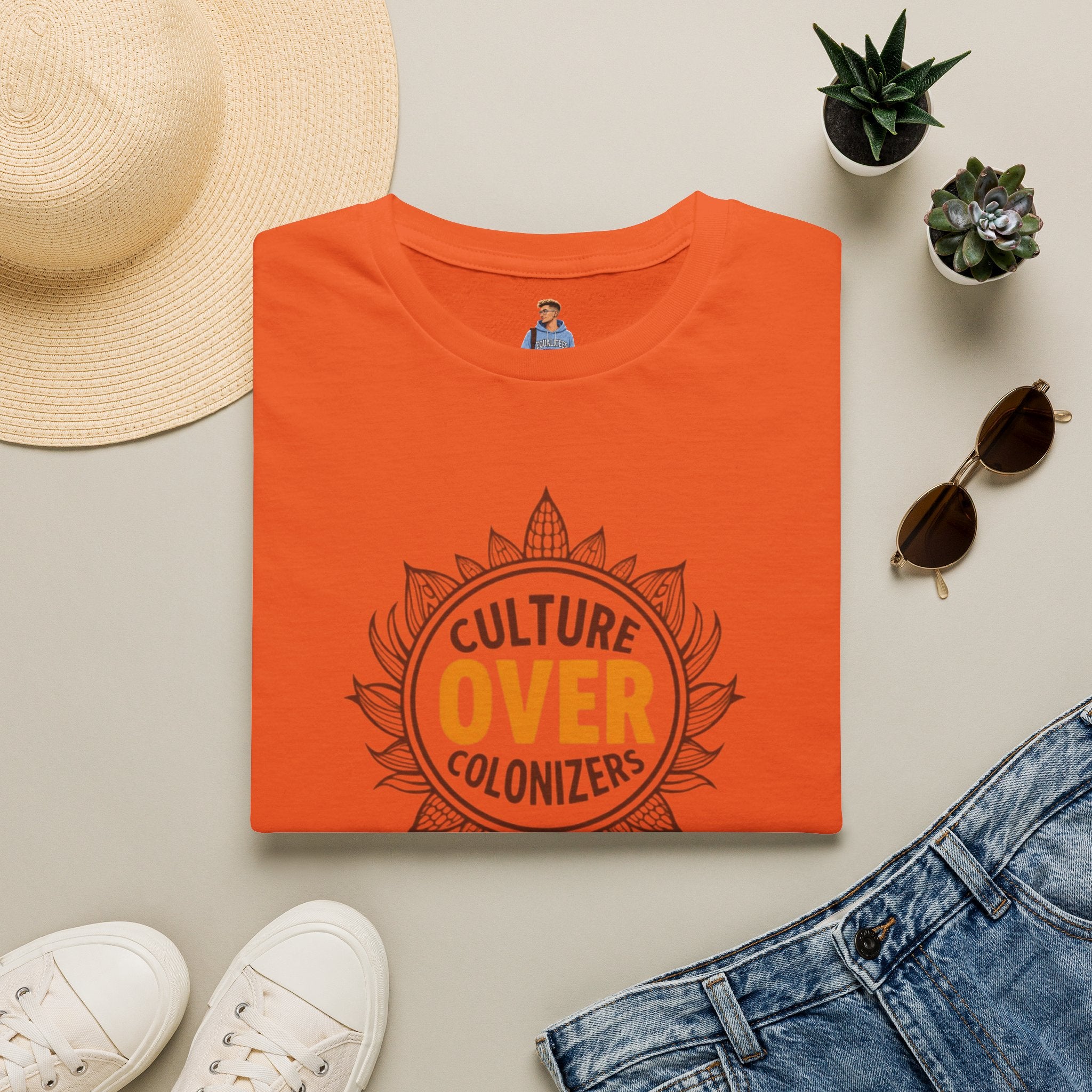 Culture Over Colonizers Unisex Softstyle T-Shirt