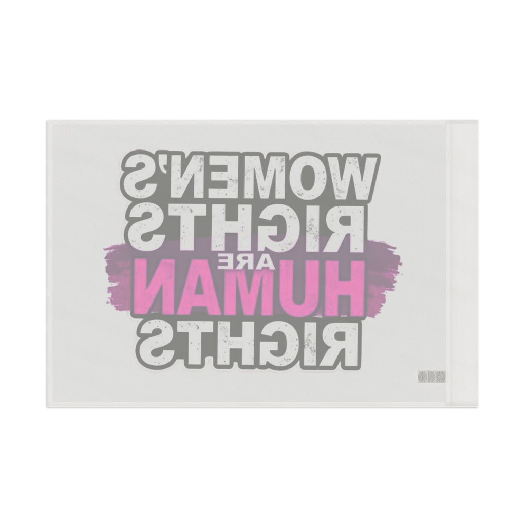 Women's Rights are Human Rights Protest Flag - EqualiTees.Me