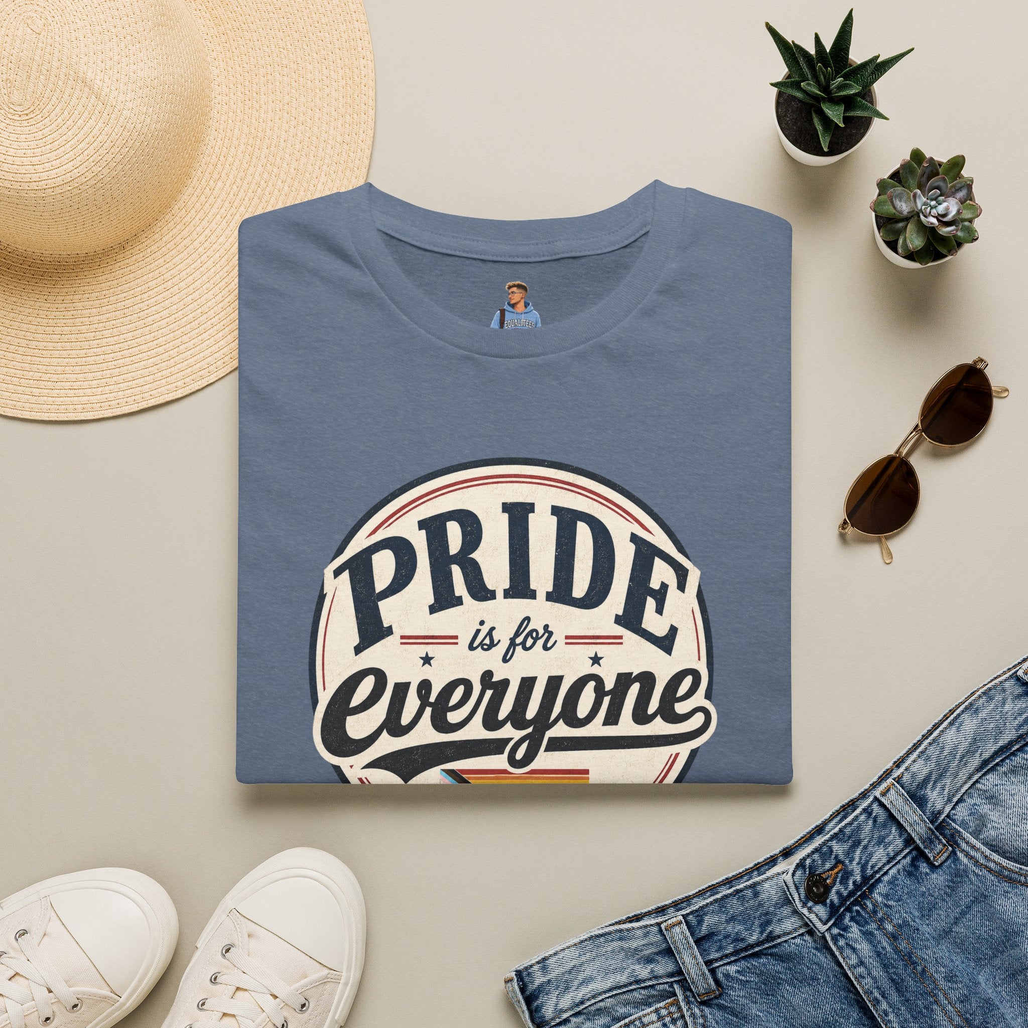 Pride Is for Everyone T-Shirt — Inclusive Retro Pride Tee