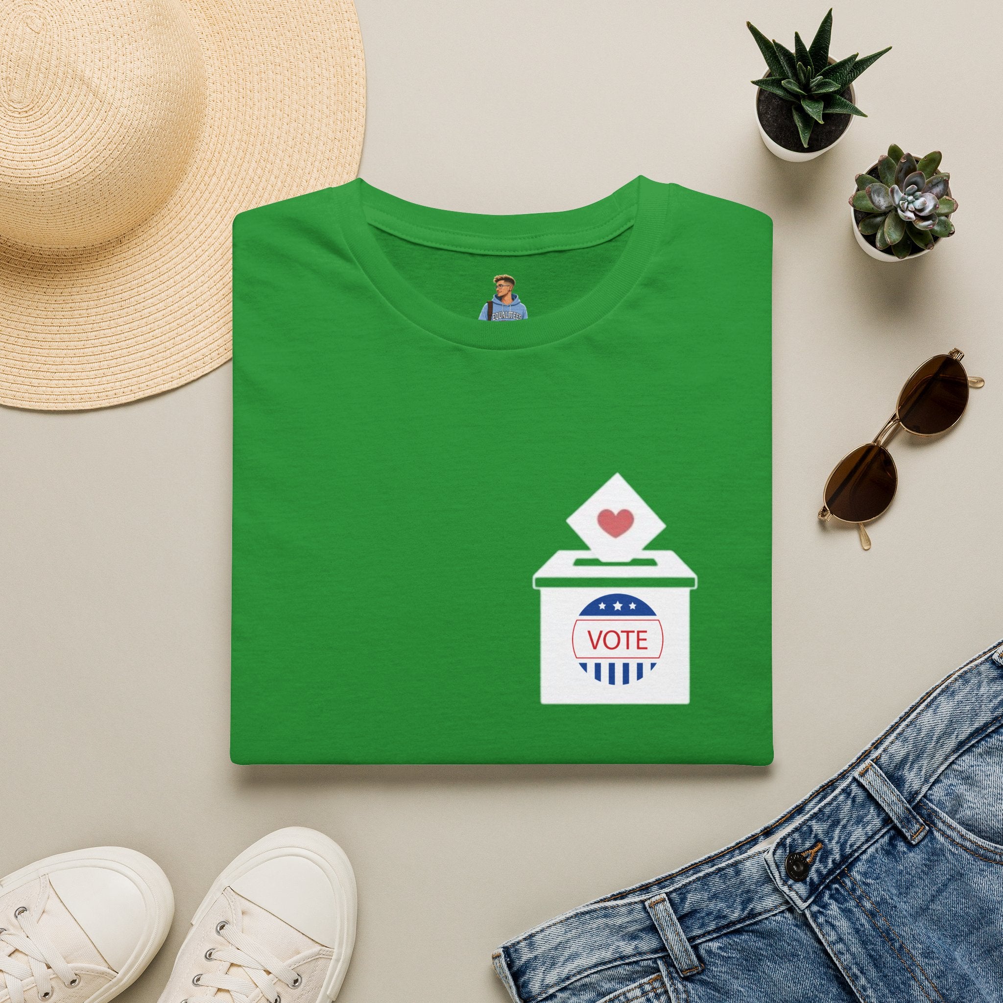 Vote with Your Heart Unisex Softstyle T-Shirt