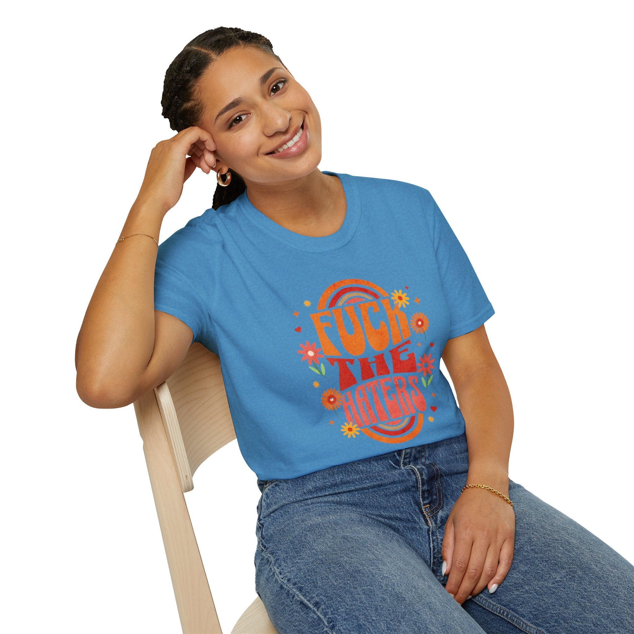 Que se jodan los que odian - Camiseta unisex de estilo suave