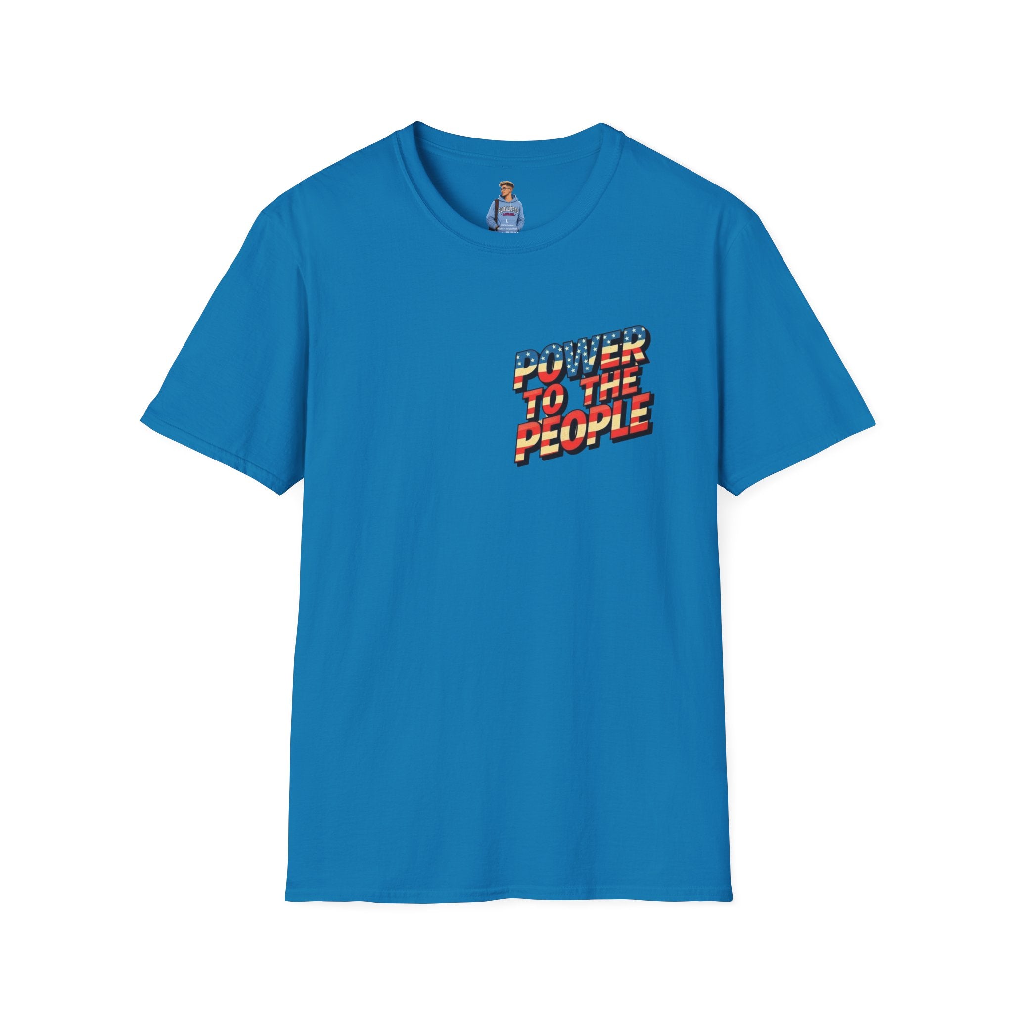 Camiseta unisex de estilo suave Power to the People, camiseta clásica de protesta