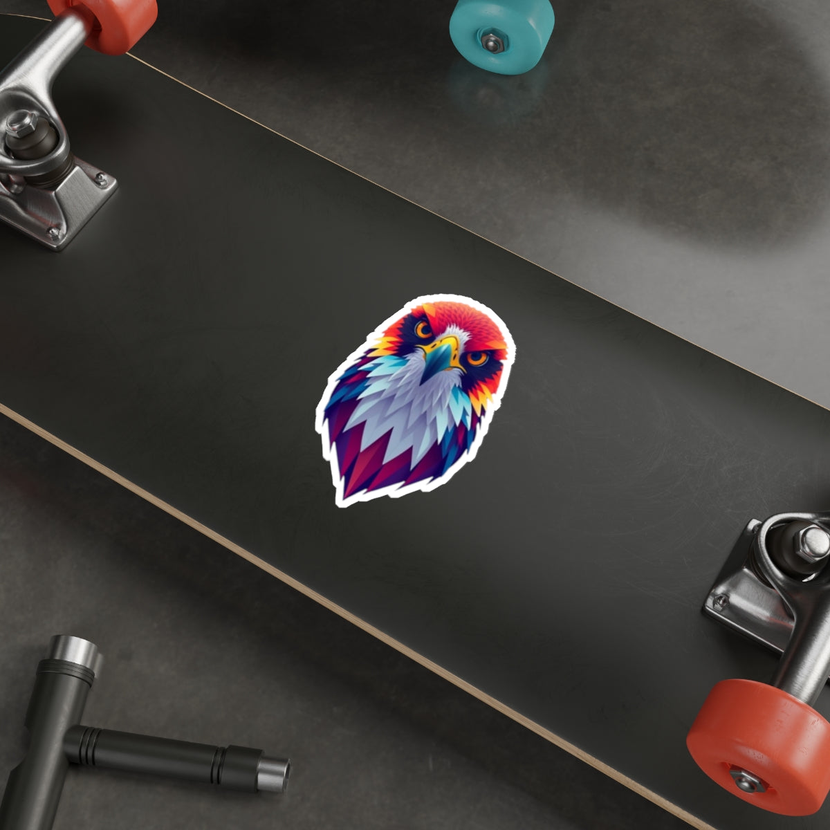 Rainbow Falcon Pride Die-Cut Sticker