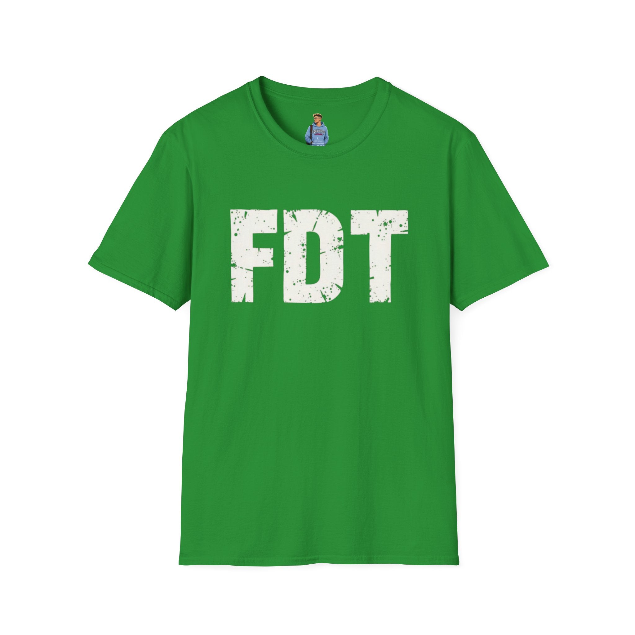 FDT Political Protest Distressed Graphic T-Shirt