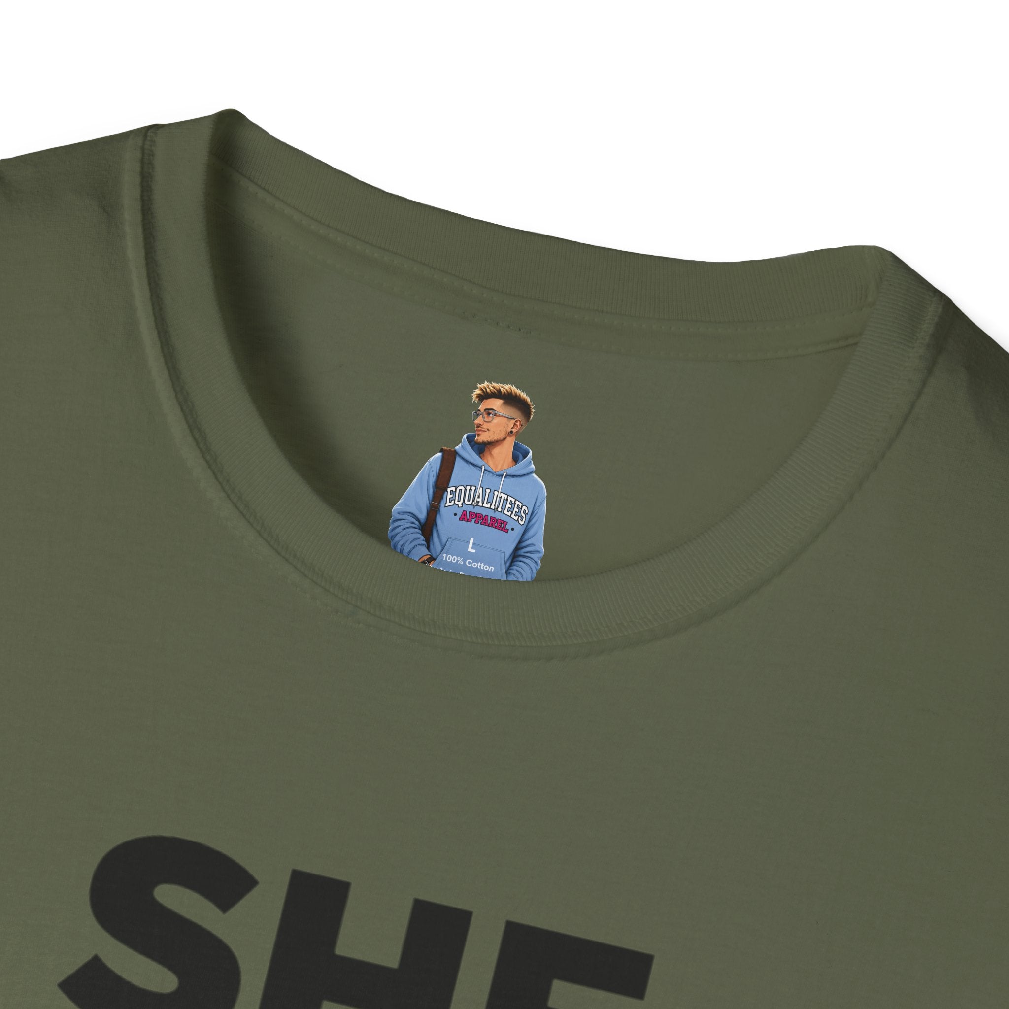 She Said Stop T-Shirt - Bold Statement Tee for Consent Awareness