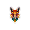 Fractal Fox Die-Cut Sticker - EqualiTees.Me