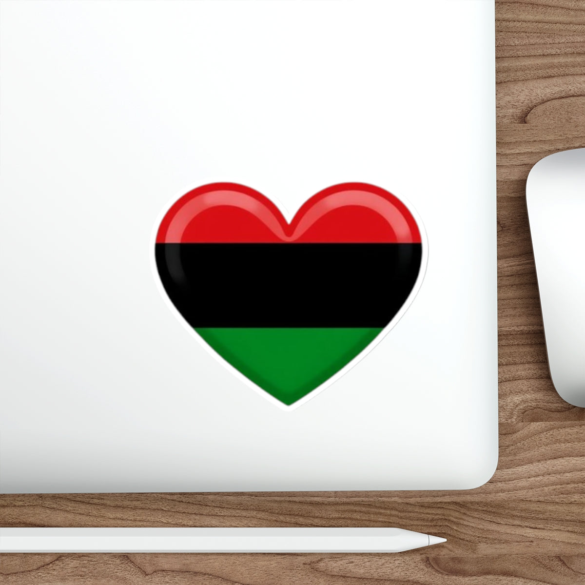 Pan African Heart Die-Cut Sticker - EqualiTees.Me