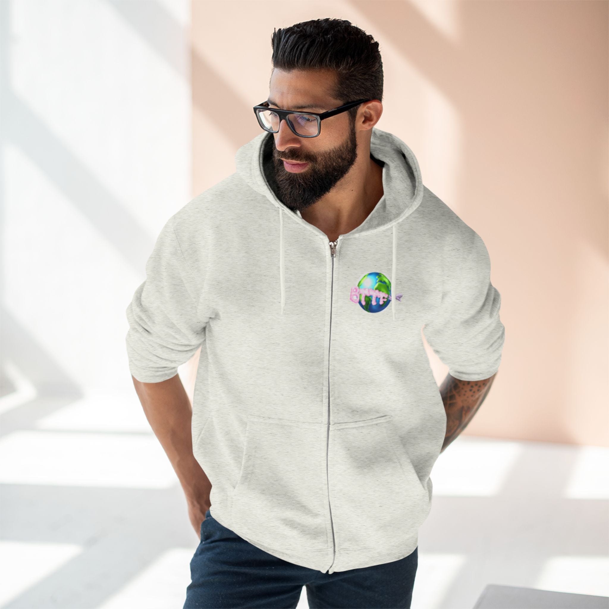 BTTF - Black Trans Travel Fund Unisex Zip-Up Hoodie