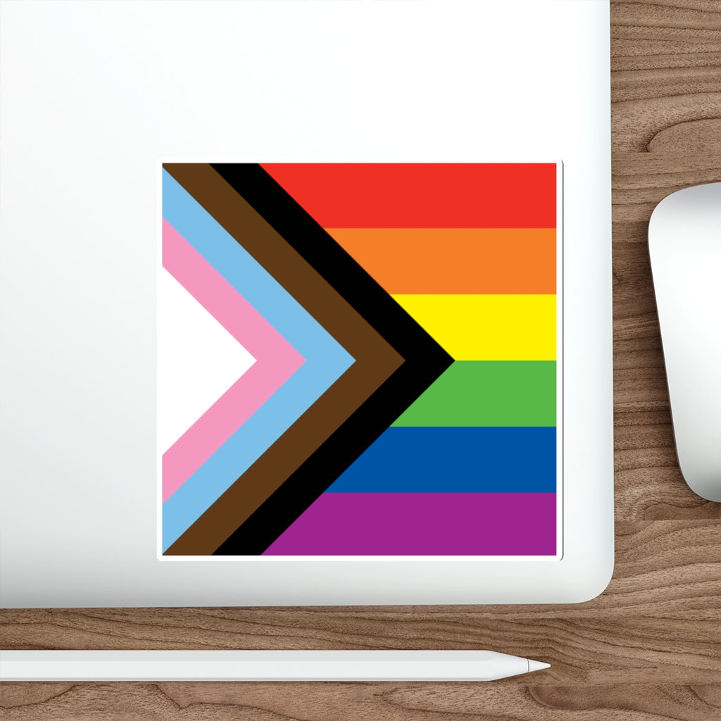Die-Cut Stickers - Updated Pride Flag - EqualiTees.Me