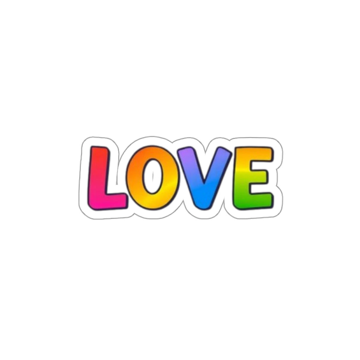 Die-Cut Stickers - LOVE - EqualiTees.Me
