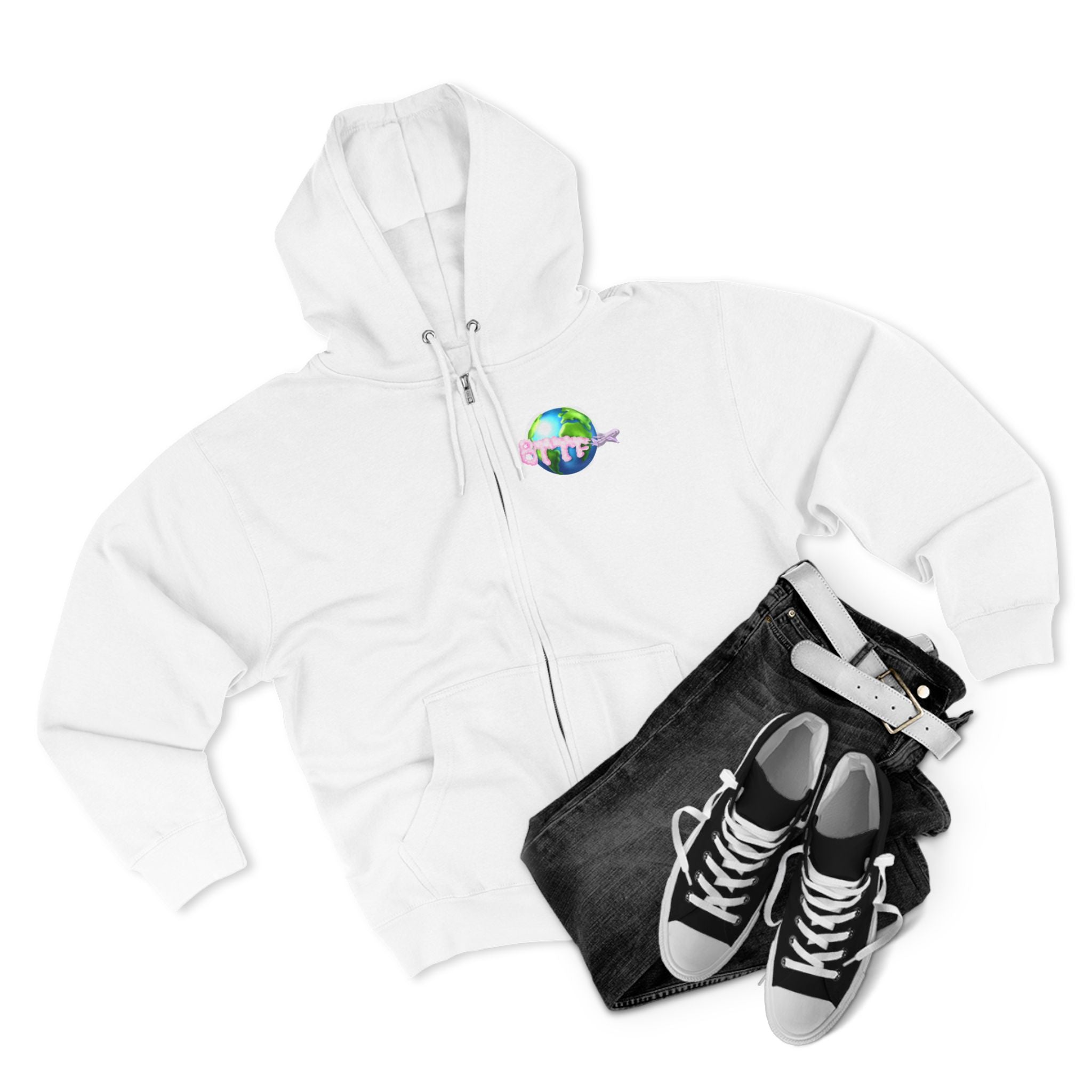 BTTF - Black Trans Travel Fund Unisex Zip-Up Hoodie