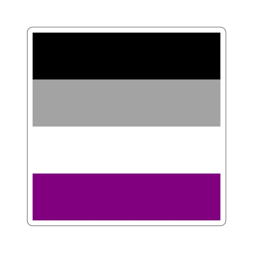 Asexual Pride Flag Die-Cut Sticker - EqualiTees.Me
