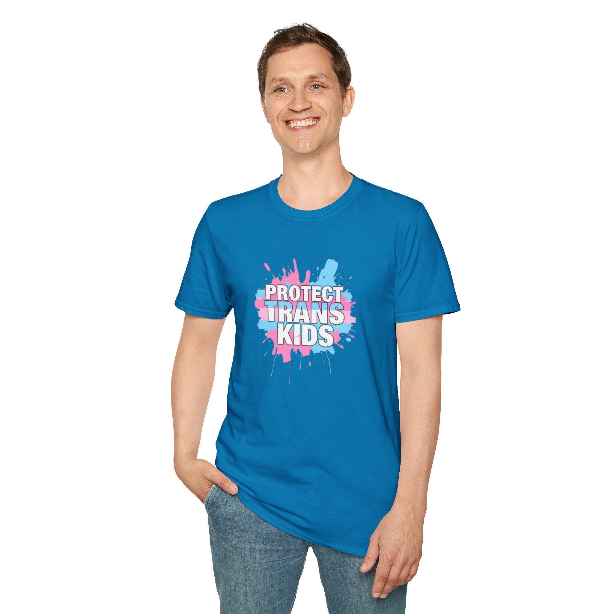 Camiseta unisex infantil "Protect Trans" - Ropa de apoyo LGBTQ+