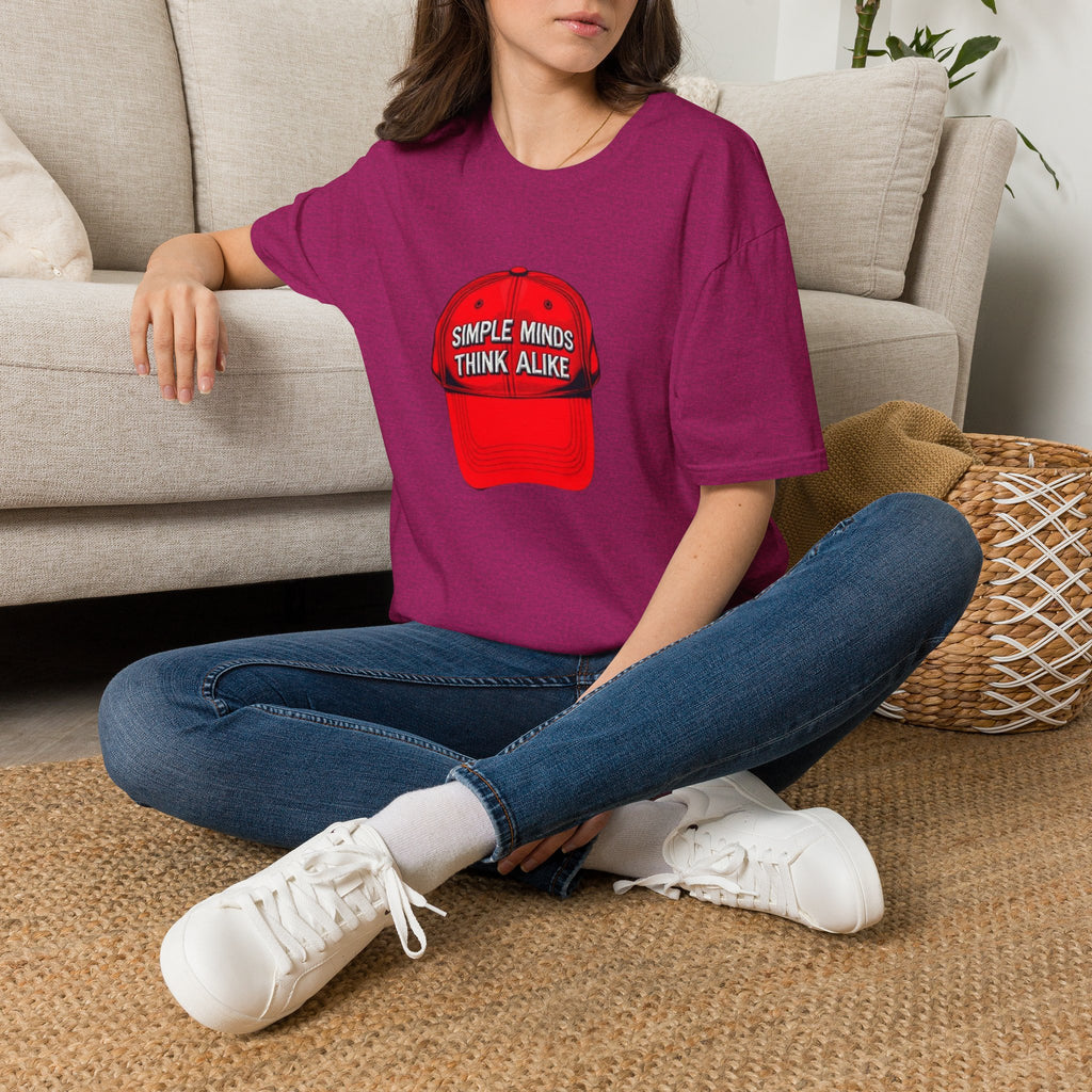 Simple Minds Think Alike T-Shirt' & 'Make America Think Again' Graphic Tee