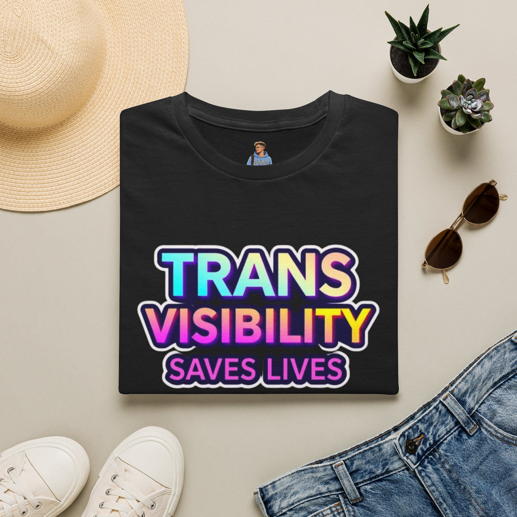 Trans Visibility Saves Lives Statement T-shirt