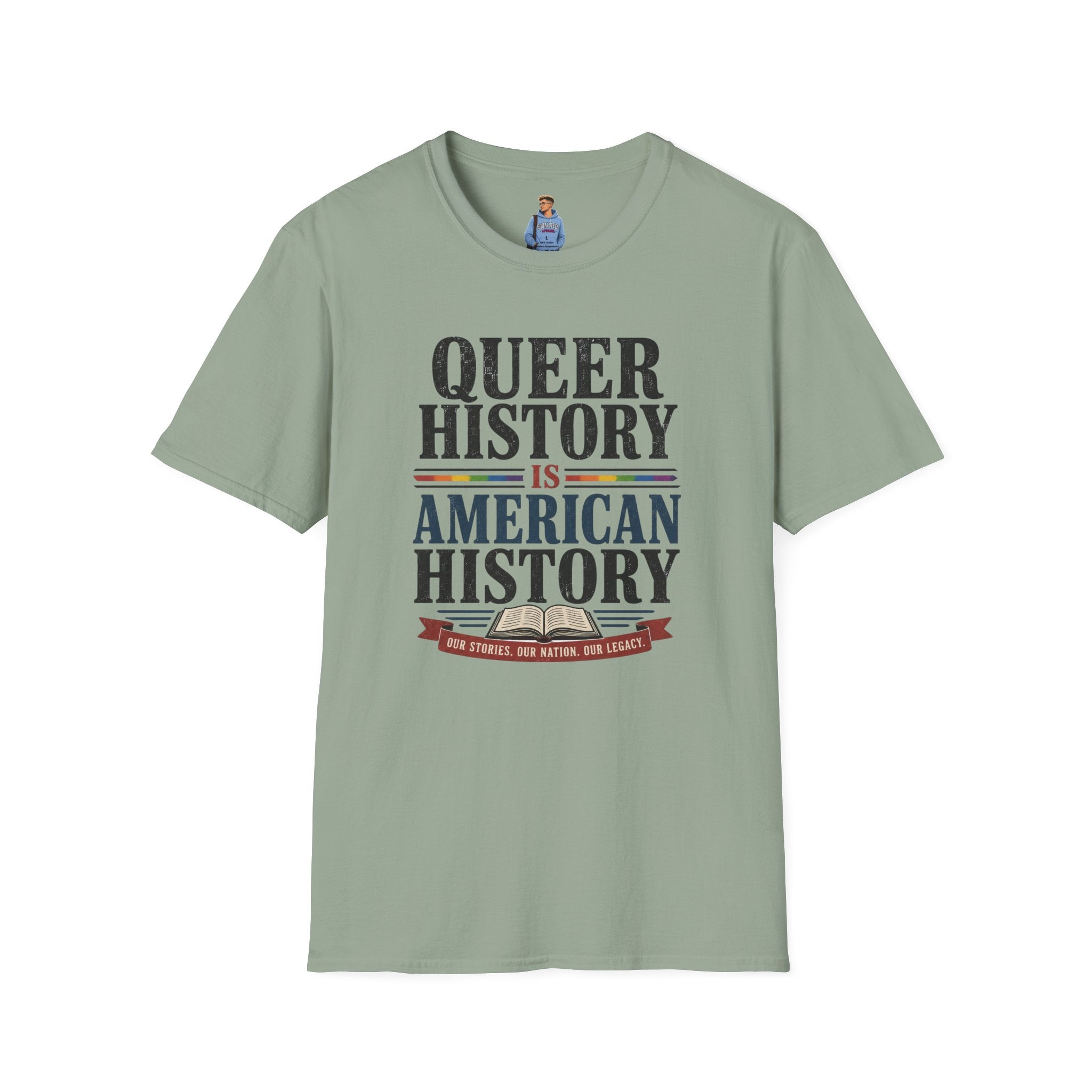 Queer History Is American — Graphic T-Shirt