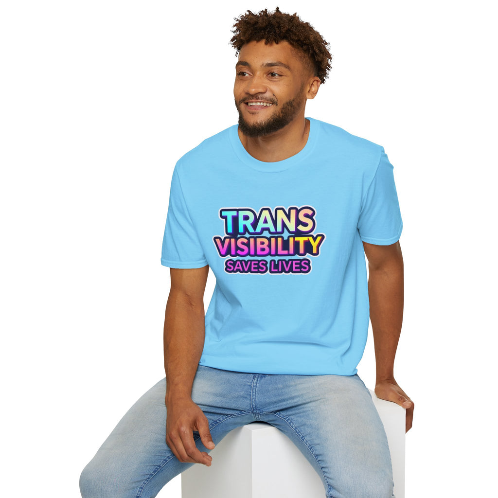 Trans Visibility Saves Lives Statement T-shirt