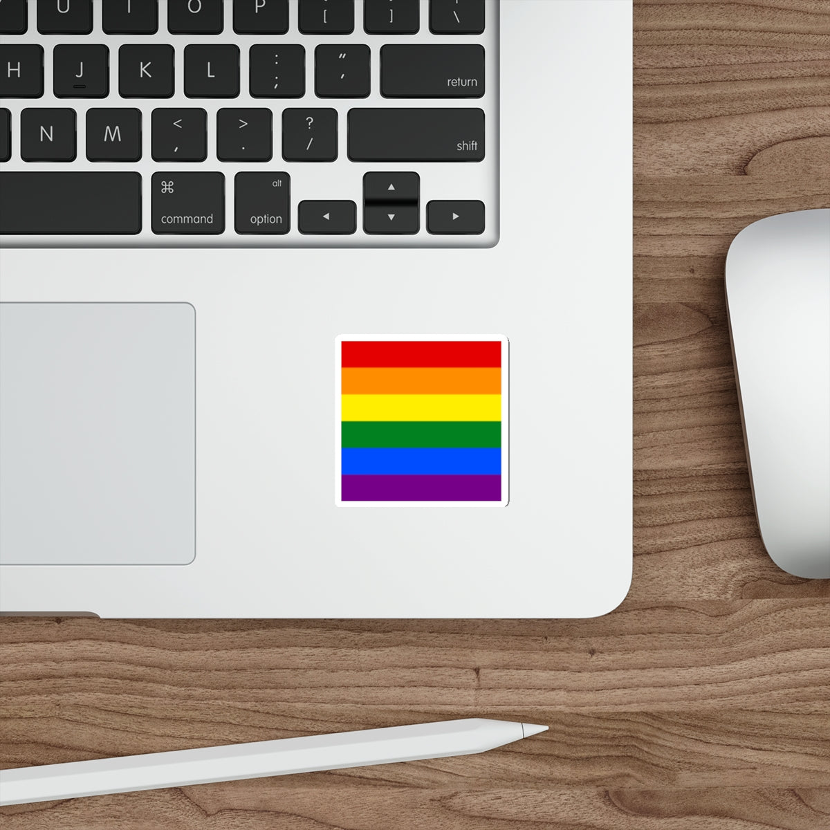 Die-Cut Stickers - Rainbow Flag - EqualiTees.Me