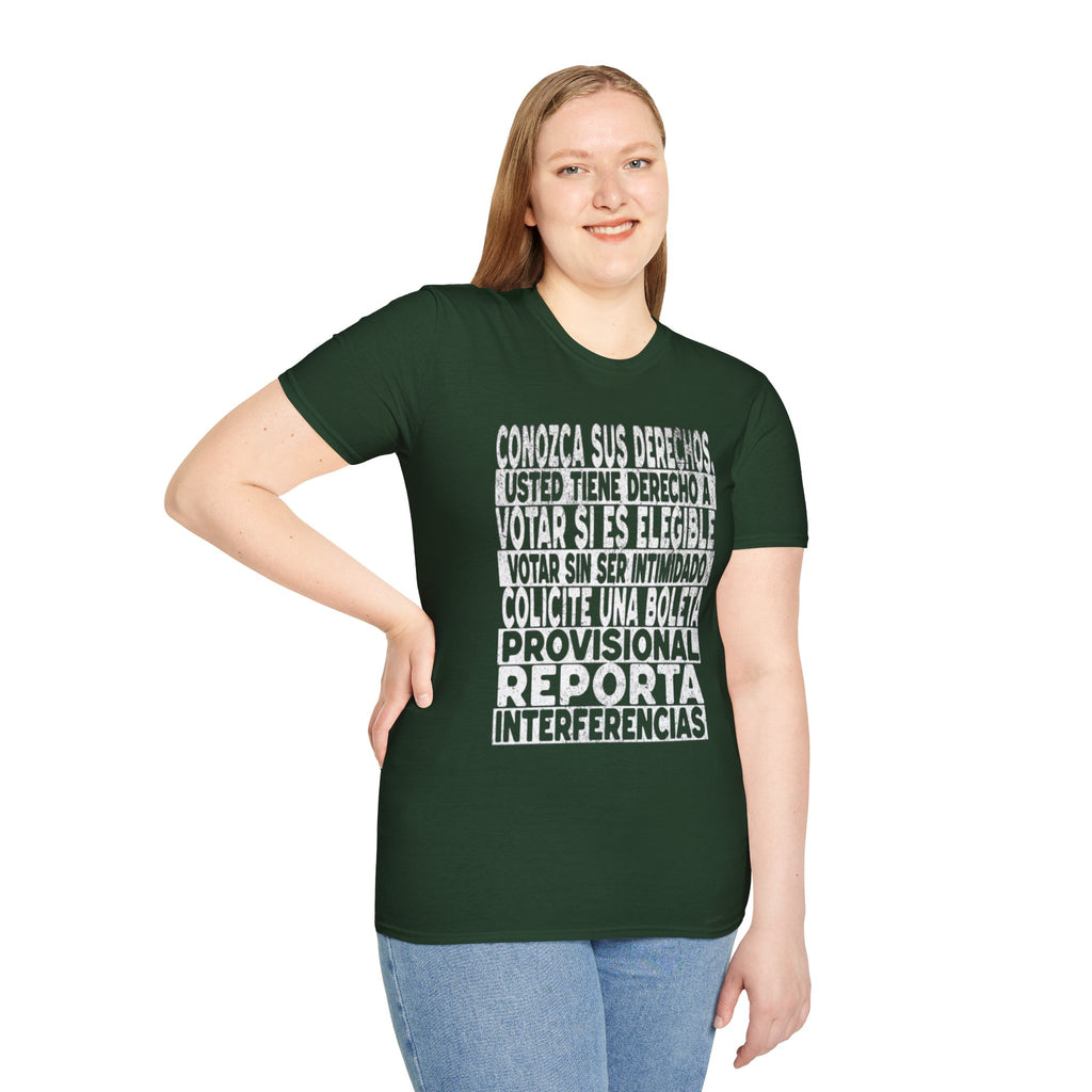 Know Your Voting Rights Spanish T-Shirt