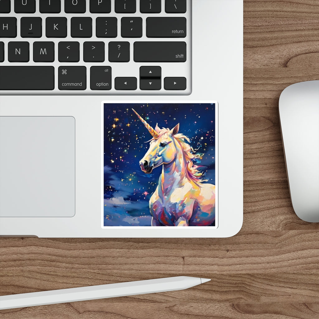 Die-Cut Stickers - Majestic Unicorn - EqualiTees.Me