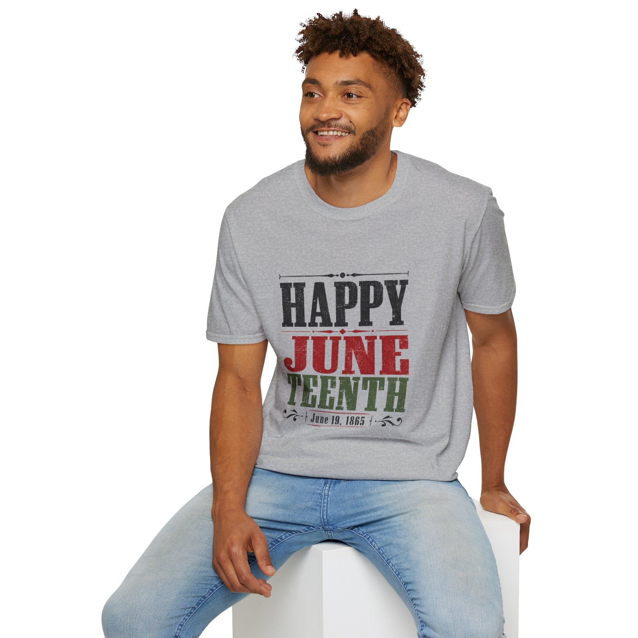 Juneteenth T-Shirt — "Happy Juneteenth" Celebration Tee