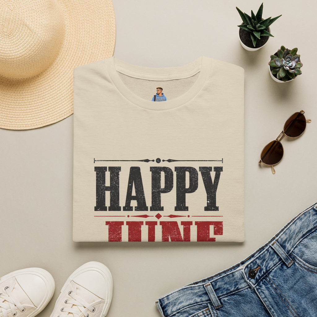 Juneteenth T-Shirt — "Happy Juneteenth" Celebration Tee