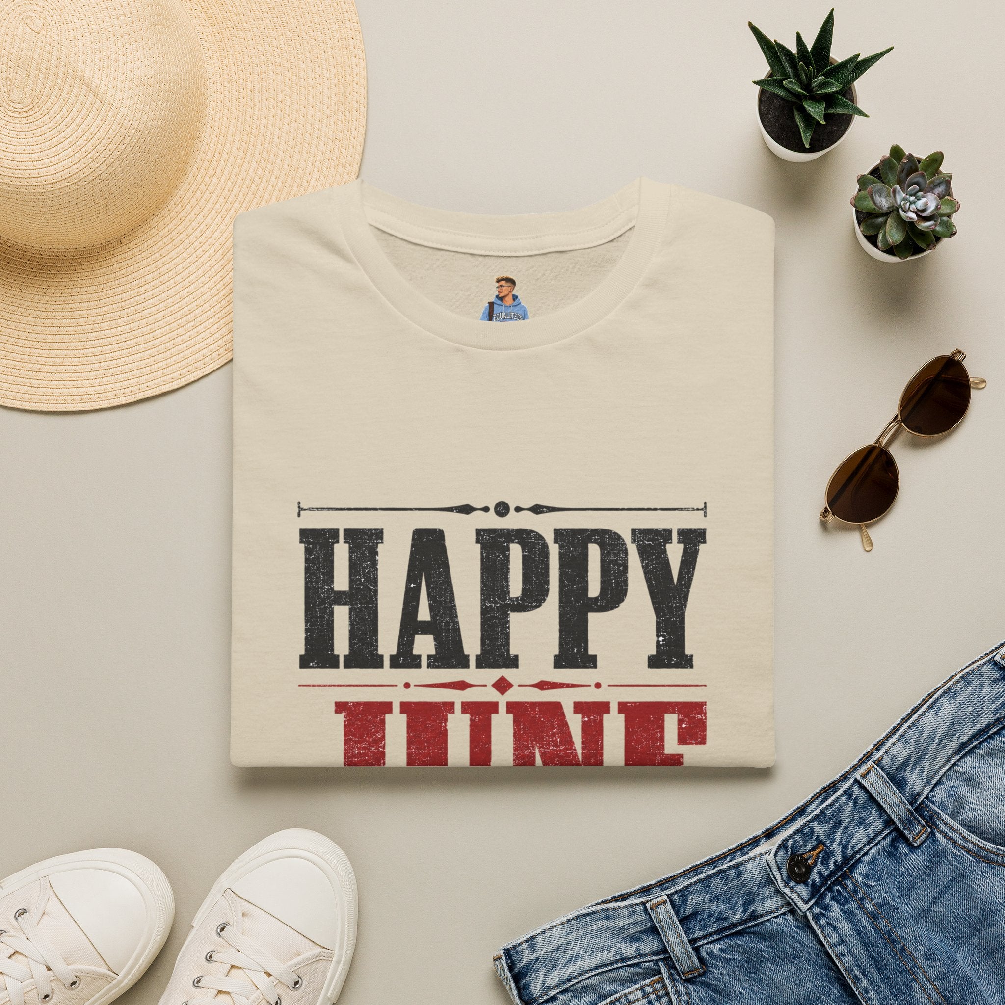 Juneteenth T-Shirt — "Happy Juneteenth" Celebration Tee